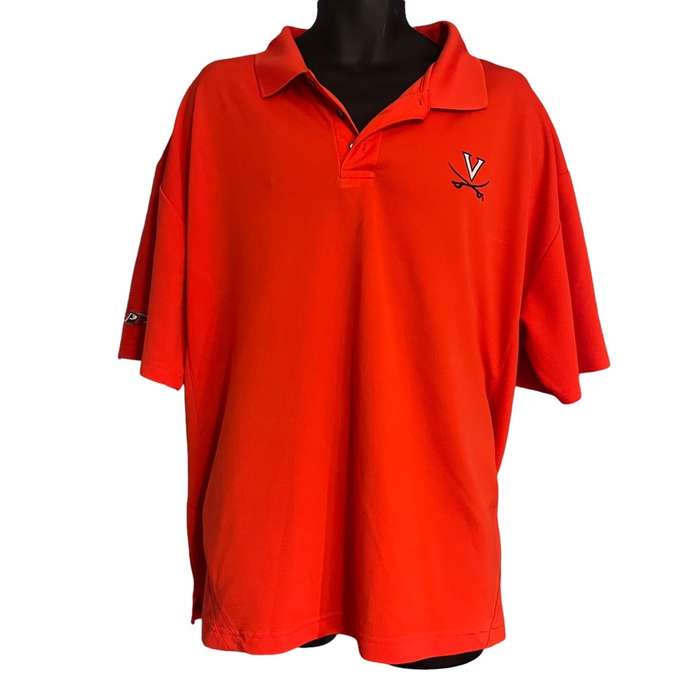 Men’s P2 University of Virginia ~ Orange ~ 2XL ~ Moisture Wicking